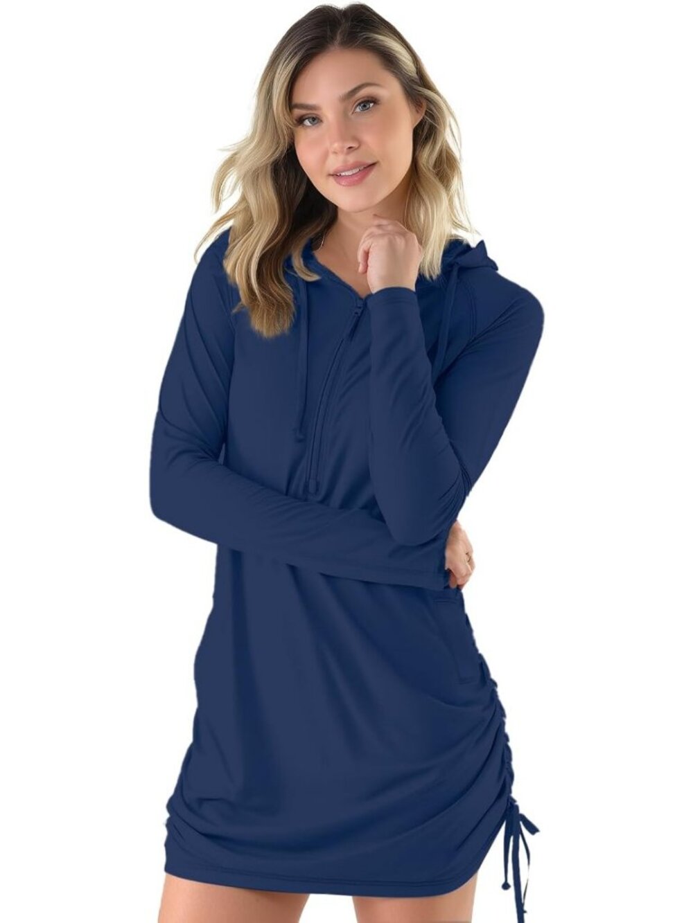 Women's SPF 50+ Swim Cover-Up Dress | Quick Dry Fishing & Beachwear